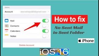 How to Fix Sent Emails Not Showing Up in Sent Folder on iPhone [upl. by Hauge]