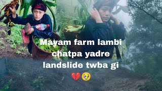 Mayam Thoiding thaba chatlu ba ne adu bu lambi da landslide twra ga leiram me 💔🥲 [upl. by Kedezihclem182]