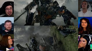 Death of Optimus Prime  Transformers  Revenge of the fallen  Reaction Mashup  transformers [upl. by Ivon628]