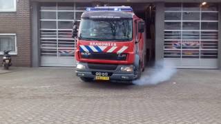 Brandweer Bilthoven opkomst en uitruk naar oms in Bilthoven [upl. by Wharton]