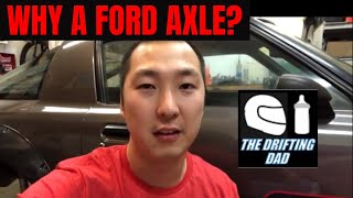 Why I am swapping a Ford 88 Axle into My FB RX7 Drift Car 2019 Build Update 1 [upl. by Soloma]