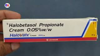 Halovate Cream  Halobetasol Propionate Cream  Halovate Cream Uses benefits dosage review in hindi [upl. by Xena]