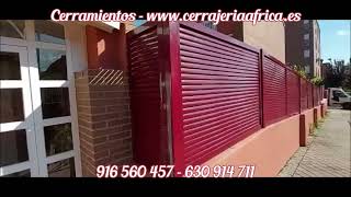 ▷ Cerramientos para casas y áticos ☎ 916 560 457 · Cerrajeria Africa [upl. by Flita]