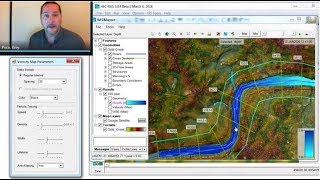 HECRAS Basics Part 2 of 8 Creating a 1D geometry file in RAS Mapper [upl. by Ellessig]