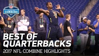 Best of Quarterbacks  2017 NFL Combine Highlights [upl. by Ladin]