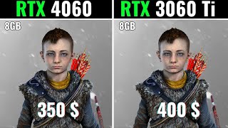 Rtx 4060 Vs Rtx 3060 Ti Test In 16 Games [upl. by Fillender]