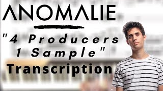 Anomalie  4 Producers 1 Sample Piano Solo Transcription [upl. by Blus]