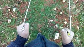 Demir Eleme Teknikleri  Altın Arama Çubukları  gold search L rods  Dowsing L rods [upl. by Arnaud]