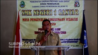 Pembukaan MPLS 2020 SMKN 1 Gantar oleh Suripno S T M Pd [upl. by Susan]