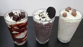 Vanilla Ice Cream Shakes 3 Ways [upl. by Mikol]