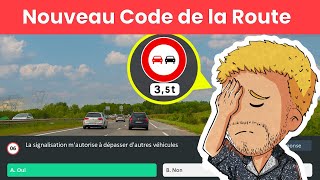 NOUVELLES QUESTIONS  Test Code de la Route 2024  Série 44 [upl. by Alidus]