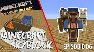 MINECRAFT SKYBLOCK 114 Ep06  ALDEANO VIAJERO amp GENERADOR DE COBBLESTONE👈 [upl. by Nyladam]