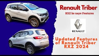 New Renault Triber RXZ 2024 Model  Renault Triber RXZ with Updated Features Practical Review [upl. by Kirbie]