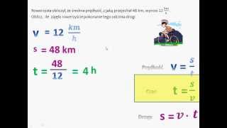 Droga prędkość czas  zadanie tekstowe  czas [upl. by Norty136]