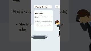 Word of the day Circumvent 📚 wordoftheday learnfluency english education [upl. by Modnarb]