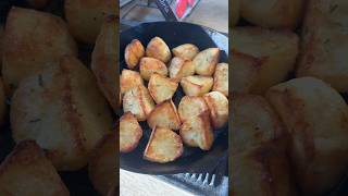 British roast potatoes recipe cooking cookingchannel food easyrecipe dinner potato [upl. by Grimes890]