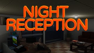 Night Reception  Horror game  Gameplay [upl. by Tol90]