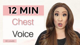 Chest Voice Vocal Warm Up for singing lower notes [upl. by Manno]