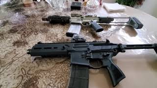 SIG RATTLER 556 VS Q HONEY BADGER [upl. by Anoyk]