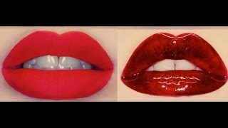 DIY Lippen von glänzend zu matt [upl. by Lemal]