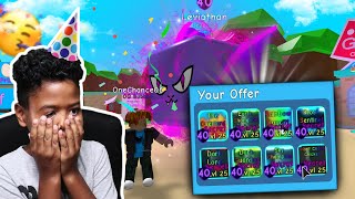 🥳I Gave Him 9 SECRET PETS For His 9th Birthday in Roblox Bubble Gum Simulator [upl. by Lleryd657]