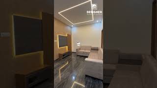 Latest living room and tv stand design designer interior interiordesign [upl. by Eilsil69]