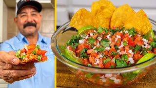 PICO DE GALLO  The BEST Bowl of Salsa You Will Eat All Year Long Authentic Mexican Recipe [upl. by Conrade]