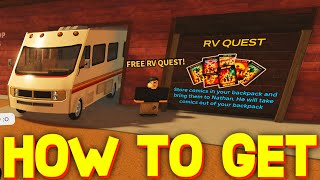 HOW TO GET RV QUEST  ALL COMIC BOOK LOCATIONS in A DUSTY TRIP ROBLOX [upl. by Itsrik]