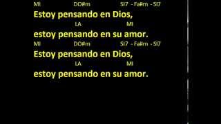 CANTOS PARA MISA  ESTOY PENSANDO EN DIOS  COMUNIÓN  LETRA Y ACORDES [upl. by Bollen460]