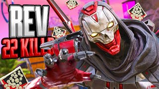 AMAZING Revenant 22 KILLS and 5128 Damage Apex Legends Gameplay Season 19 [upl. by Orabelle]