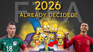 The Shocking Revelation Of FIFA 2026 World Cup By Simpsons [upl. by Ycnuahc]