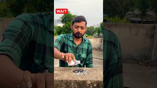 sugar Glycerin Potassium per magnet experiment shortsvideo MrMayur Hacker [upl. by Terza]