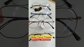 Metal Fancy Eyeglasses Hexa Frames shorts [upl. by Ahsital199]