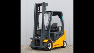 Jungheinrich EFG 430k 2014 electric forklift truck 7994 hours duplex mast capacity 3000 kg [upl. by Nevar]