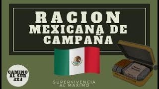 🇲🇽 🌶 Comida Militar Mexicana de SupervivenciaRación de Campaña [upl. by Notsyrb]