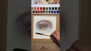 Watercolor eyewatercolor eyes watercolorpainting آبرنگ نقاشی painting [upl. by Dirtsa]