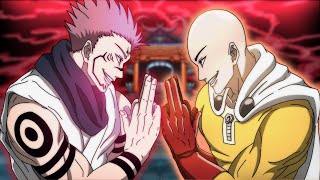 Sukuna Vs Saitama Full Part [upl. by Kciregor]