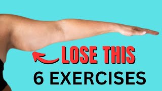 Flabby Arms 6 Triceps Exercises to Tone and Tighten Underarms Age 50 [upl. by Anastas]