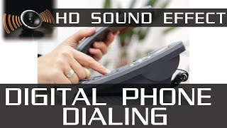 Digital phone dialing sound effect  Speaker ON  HD Sound effects [upl. by Naraa]