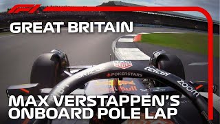 Max Verstappens Pole Lap  2023 British Grand Prix  Pirelli [upl. by Malina21]