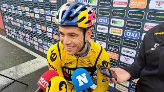 Wout van Aert voor cross in Zolder quotVermoeid opgestaanquot [upl. by Nodyarg]