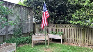 How to Make a Flag Pole From Bamboo [upl. by Assennev426]