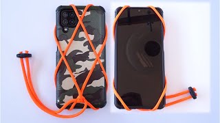 How to Tie Off a Mobile Phone Without Blocking Screen Camera Charging Port  DIY Paracord Lanyard [upl. by Yolande]