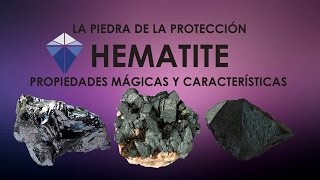 HEMATITE Propiedades mágicas y características Mineral [upl. by Nylak]