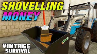 SHOVELLING MONEYTHIS IS THE DAY  Vintage Survival Farming Simulator 22  Episode 35 [upl. by Vevina]