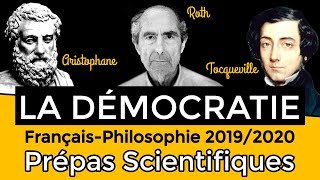 LA DÉMOCRATIE  Réussir en Français Prépa Scientifique 20192020 [upl. by Ttnerb]