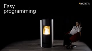 Premium Line pellet stoves Easy programming [upl. by Louis]