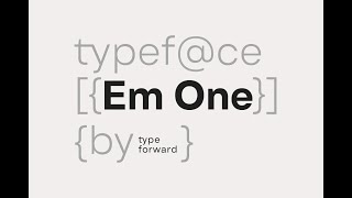 Em One Font Download [upl. by Letnohs627]