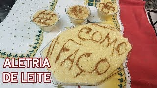 Como Faço Aletria de Leite [upl. by Marcela]