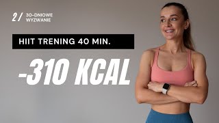 WYZWANIE JESIEŃ 🔥2 Trening odchudzający HIIT Cardio 310 KCAL [upl. by Saiff]